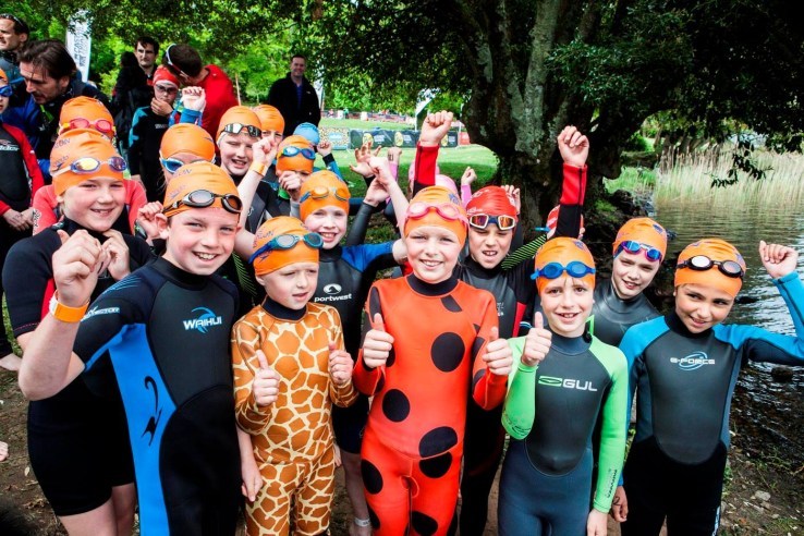 Nurturing Young Athletes at Lough Cutra Castle Triathlon